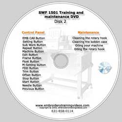 SWF 1501 Machine Training Video DVD set