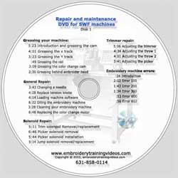 SWF 1501 RepairTraining Video DVD set